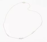 Diamonique x Jennifer Miller Sterling Silver 24" Floating Necklace